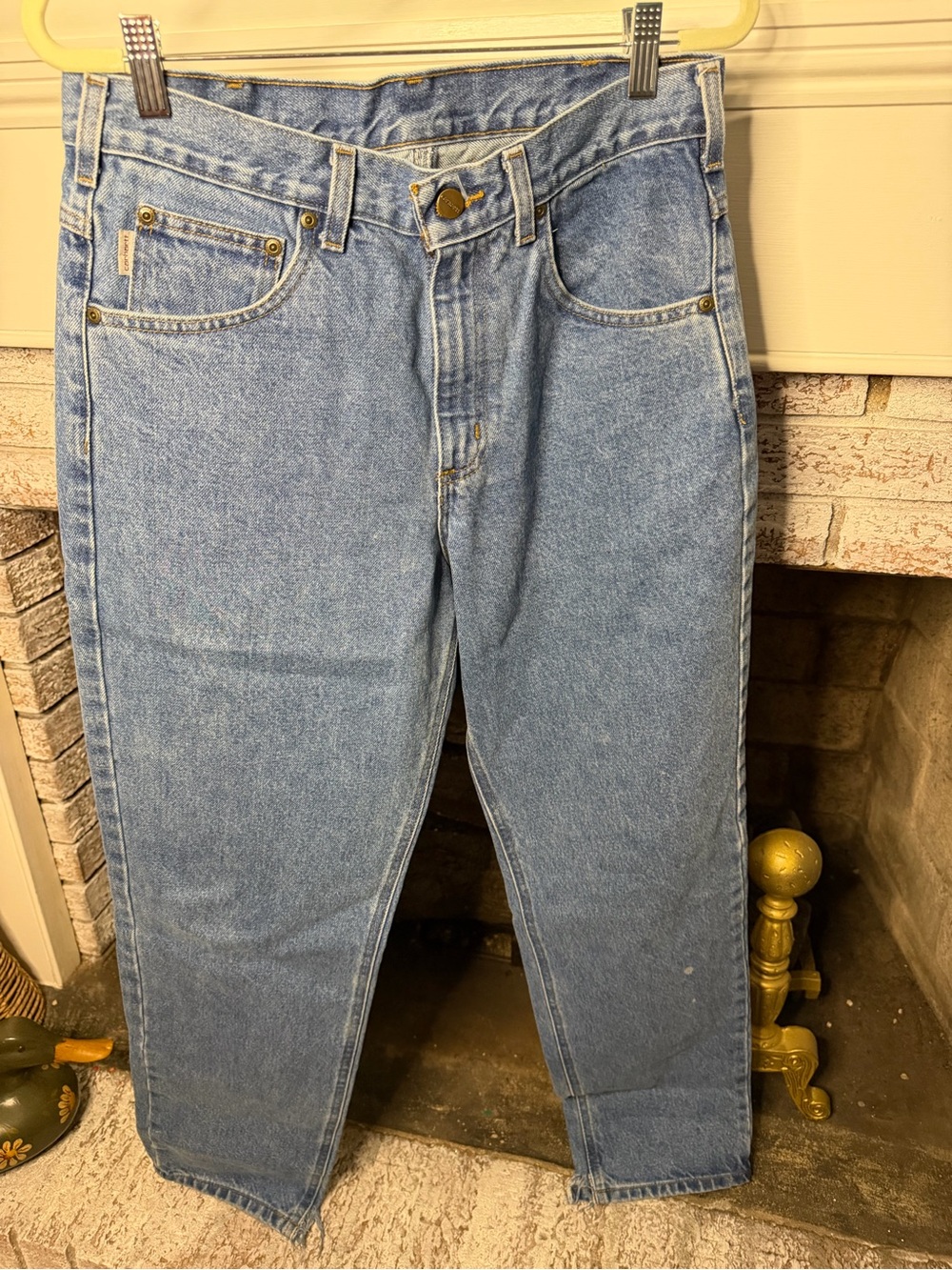 Carhartt Men's Relaxed Light Blue Denim Jeans